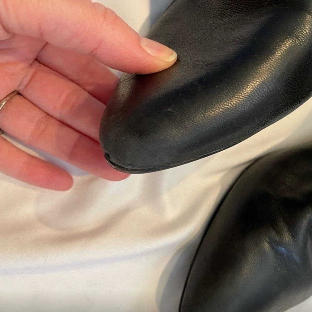 Joie Black Kitten Heel Ankle Boots - Picture 6 of 6